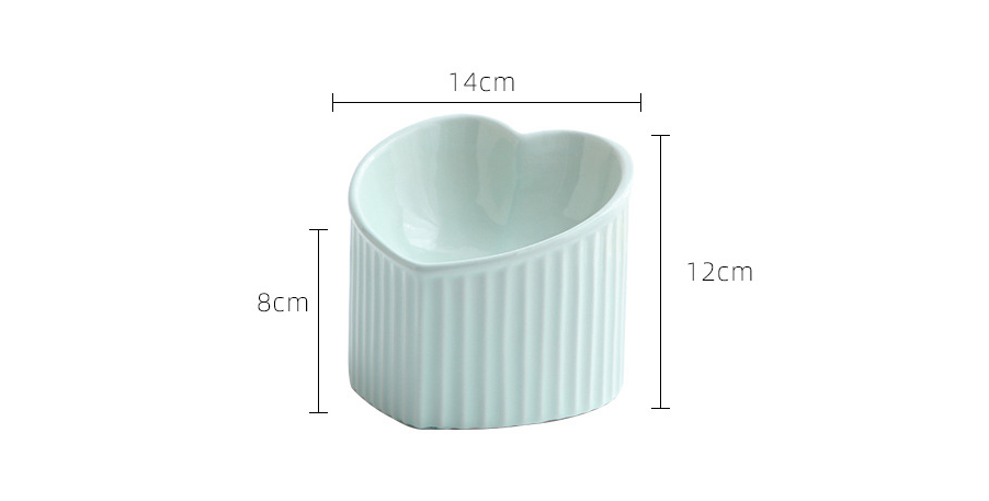 Pet Ceramic Bowl With Inclined Mouth 