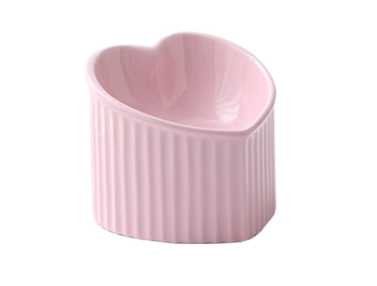 Pet Ceramic Bowl With Inclined Mouth 