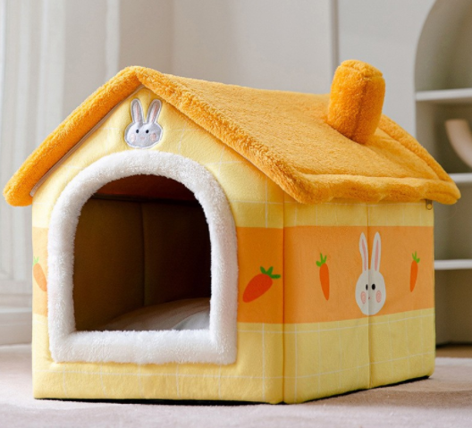 Foldable Dog House | Nest Warm Enclosed Cave Sofa