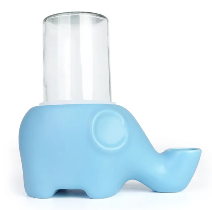 Ceramic Elephant Drinking Fountain | 500ml automatic drinking fountain