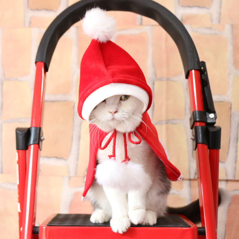 Cat christmas clothes pet cape