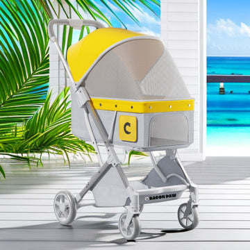 Lemonade Foldable Stroller | Lightweight Dog Stroller | Pet Stroller