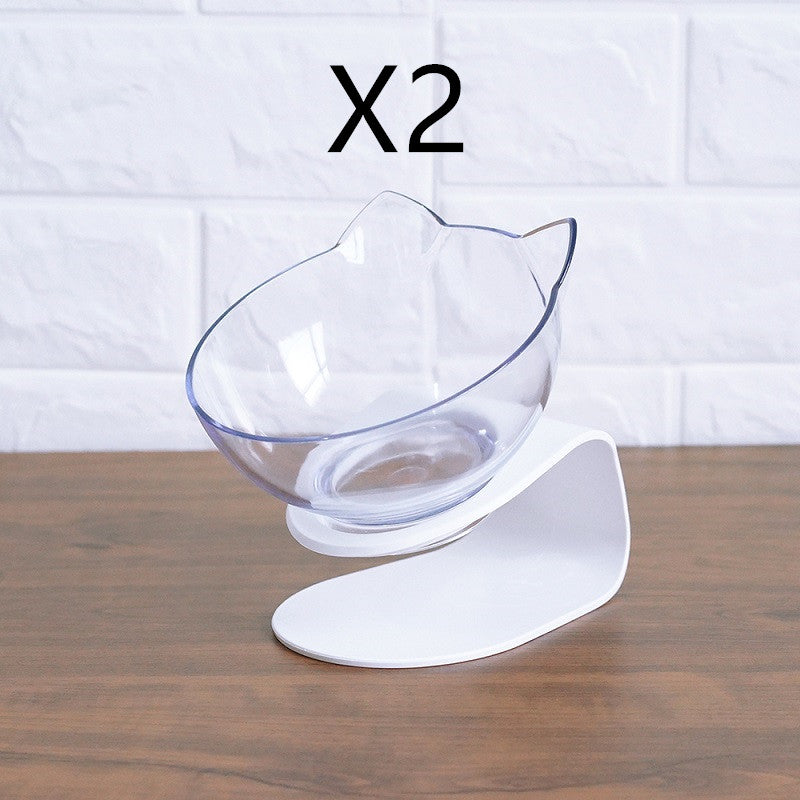 Non Slip Double Cat Bowl With Raised Stand | Pet Food | Cat Feeder