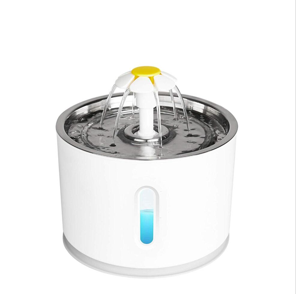 Automatic Pet Cat Water Fountain With LED Lighting