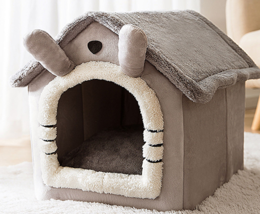 Foldable Dog House | Nest Warm Enclosed Cave Sofa