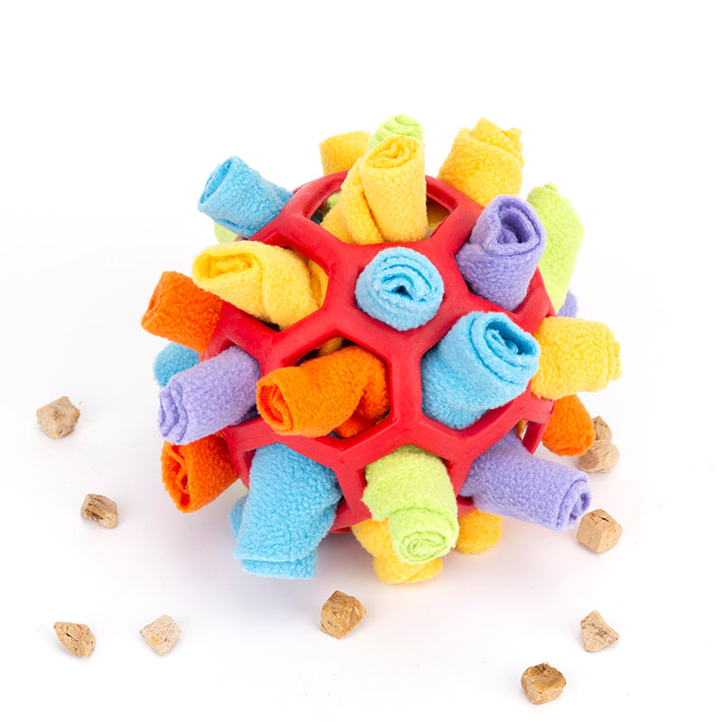 Pet Dog Sniff & Snack Puzzle Ball | Interactive Dog Puzzle Toys