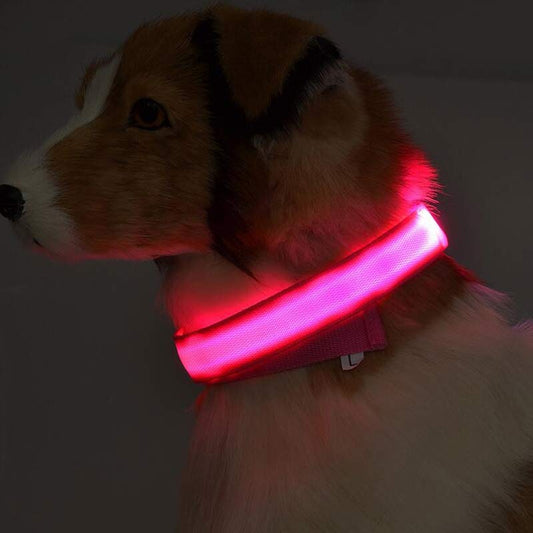 Nylon LED Pet Dog Collar