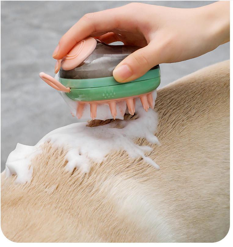 New 2 In 1 Pet Cat Dog Bathing Brush | Pets Supplies