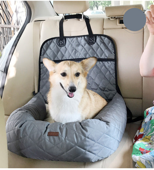 2 In 1 Pet Dog Carrier Folding Car Seat