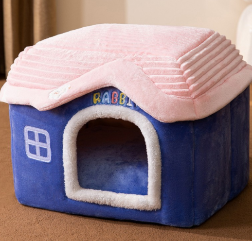 Foldable Dog House | Nest Warm Enclosed Cave Sofa