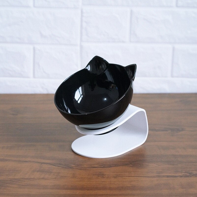 Non Slip Double Cat Bowl With Raised Stand | Pet Food | Cat Feeder