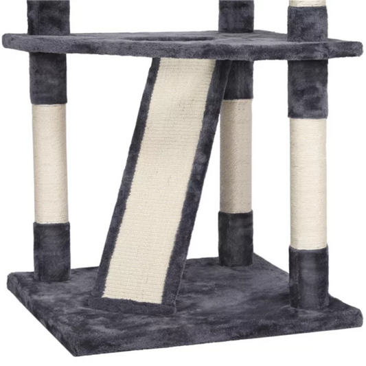 79" 5 Layers Cat Tree | Multi-Level Cat Tower with Scratching Posts and Play House