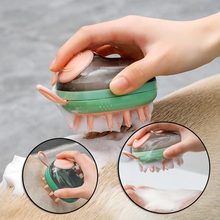 New 2 In 1 Pet Cat Dog Bathing Brush | Pets Supplies