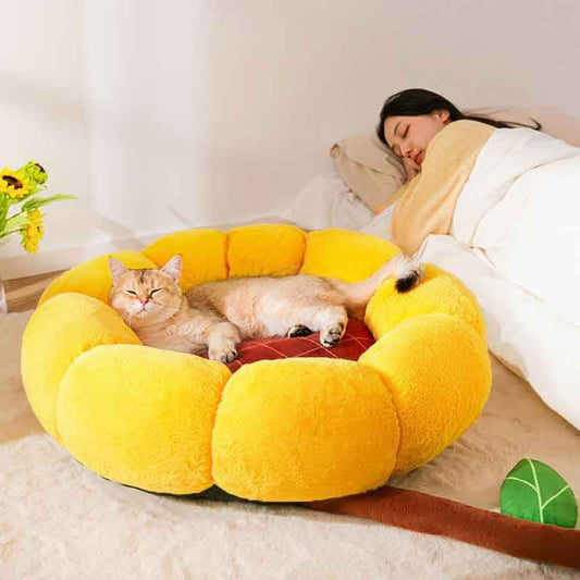 New Cat Nest Mat Pet Products | Cat Nest Flower Shape Cat Sofa