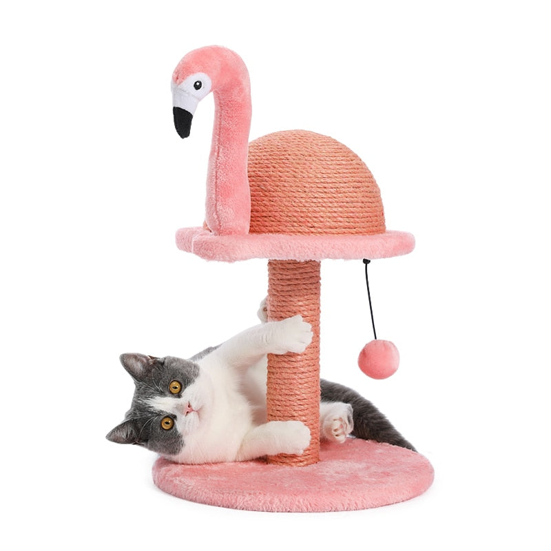 PAWZ Road Flamingo Cat Scratcher | Creative Scratching Post