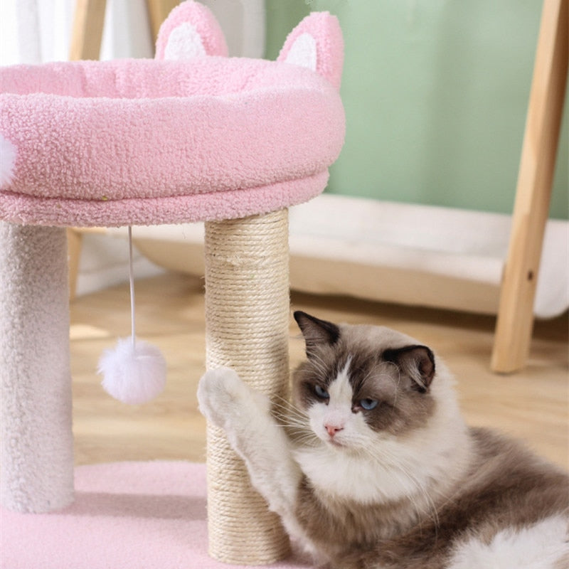 Rabbit Ear Cat Climbing Frame | Small Cat Tree | Cat Climbing Frame