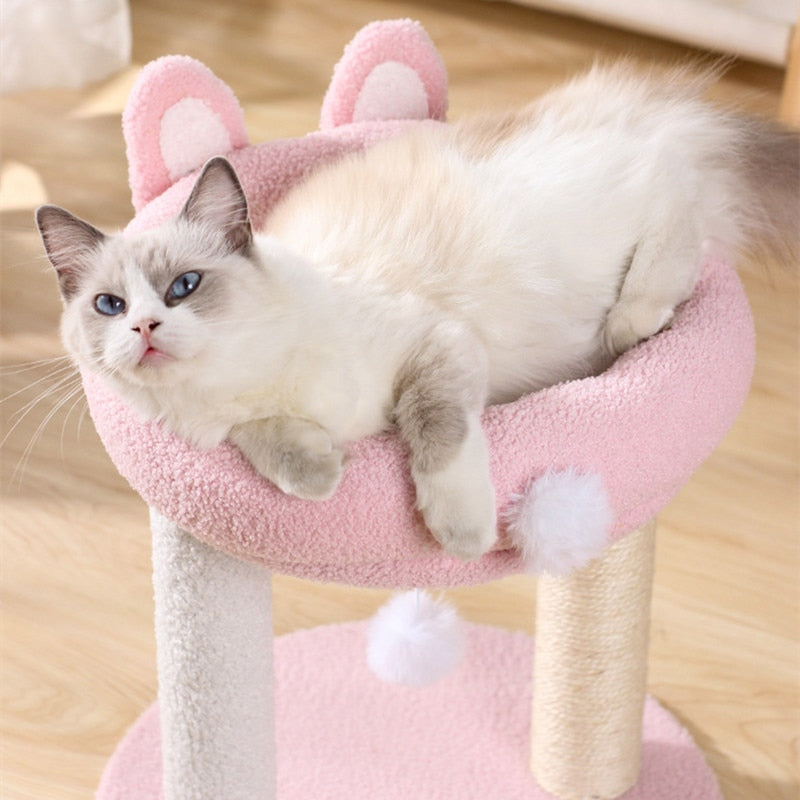 Rabbit Ear Cat Climbing Frame | Small Cat Tree | Cat Climbing Frame