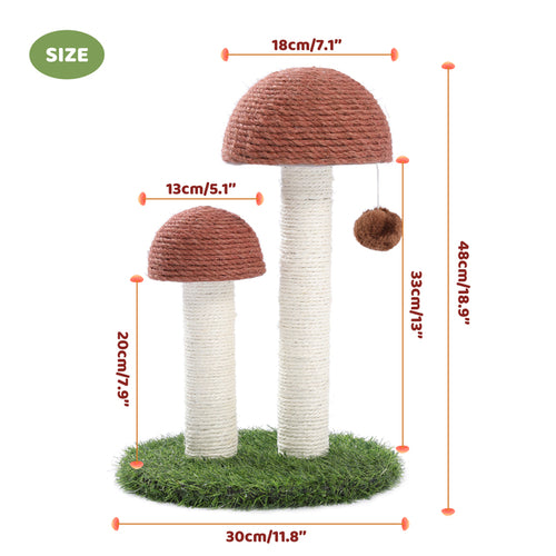 Growing Mushroom Cat Scratcher | Mushroom Cat Scratch