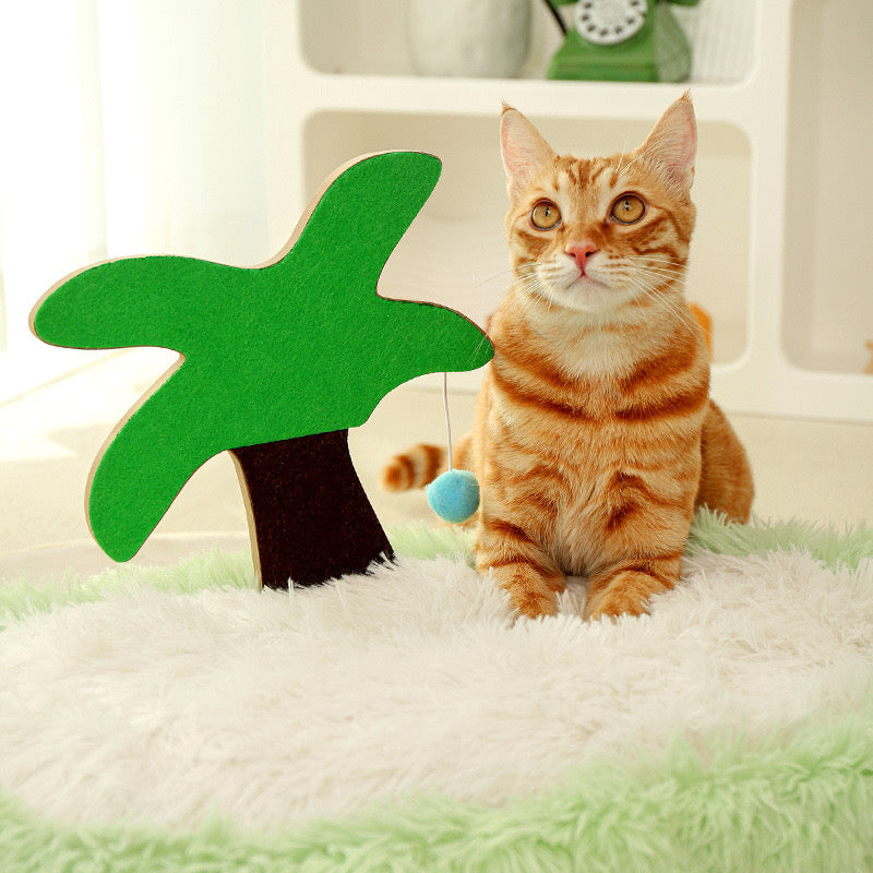 Plush Coconut Tree Litter Box