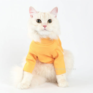 Label Turtleneck Yellow - BaconPaw