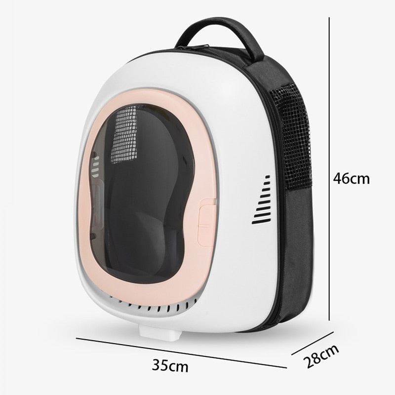 Space Capsule Pet Backpack | Adventure Breathable Cat Carrier Bag