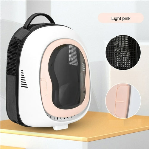 Space Capsule Pet Backpack | Adventure Breathable Cat Carrier Bag