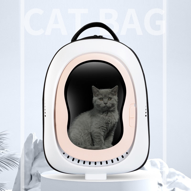 Space Capsule Pet Backpack | Adventure Breathable Cat Carrier Bag