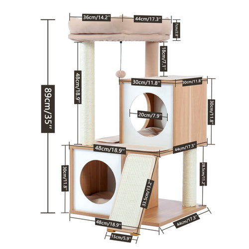 3 Layers Cat Tree Furniture | 3 Tier Cat Tree | Cat Tower