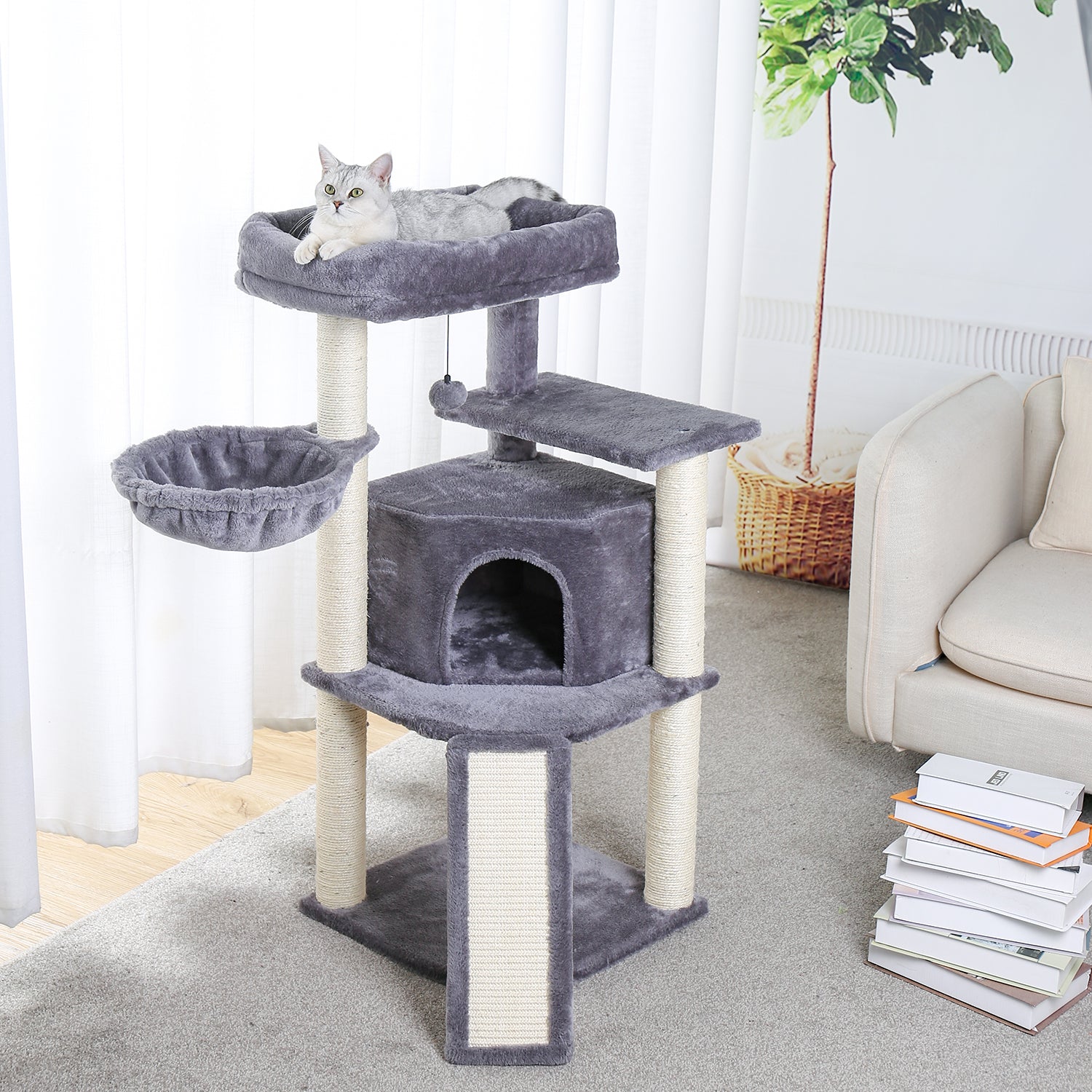 3 Layers Cat Tree Furniture | 3 Tier Cat Tree | Cat Tower