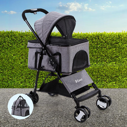 I.pet 3 in 1 Foldable Pet Stroller