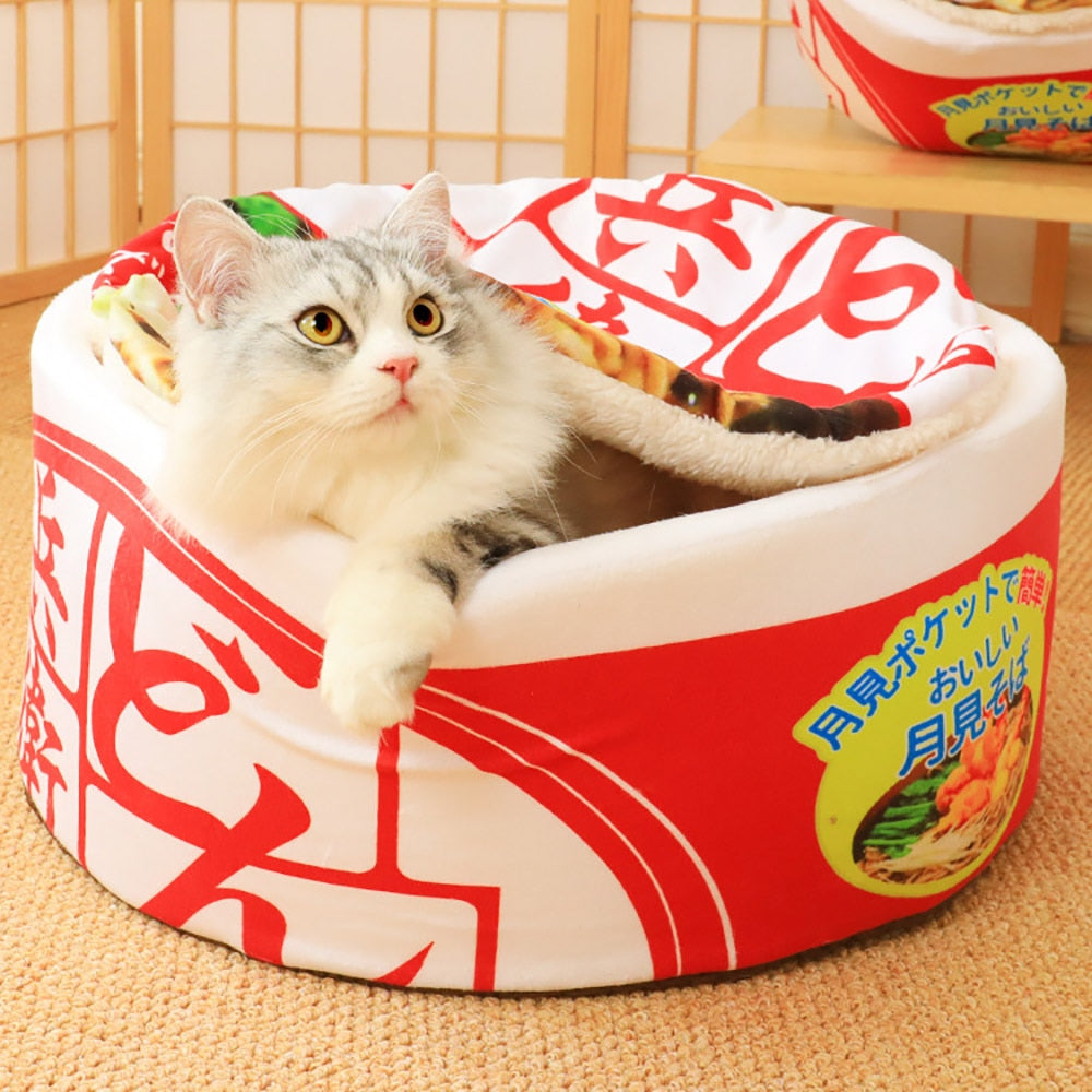 Instant Noodle Dog Big House Cat Condo Autumn Winter Warm Dog | Pet Bed