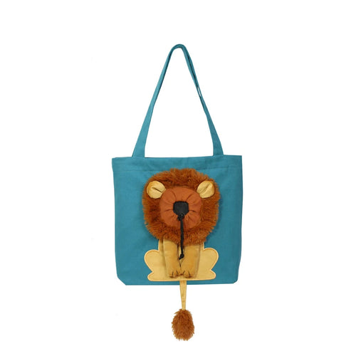 Cute Lion Design Pet Carrier Bag | Pet Cat Carrier Bags