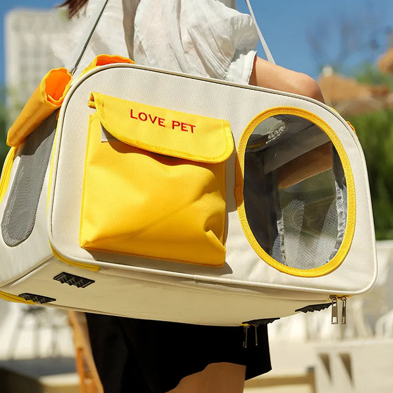 Pet Carrier Shoulder Bag | Cat Carrier Bags | Cat and Small Dog Carrier Bags