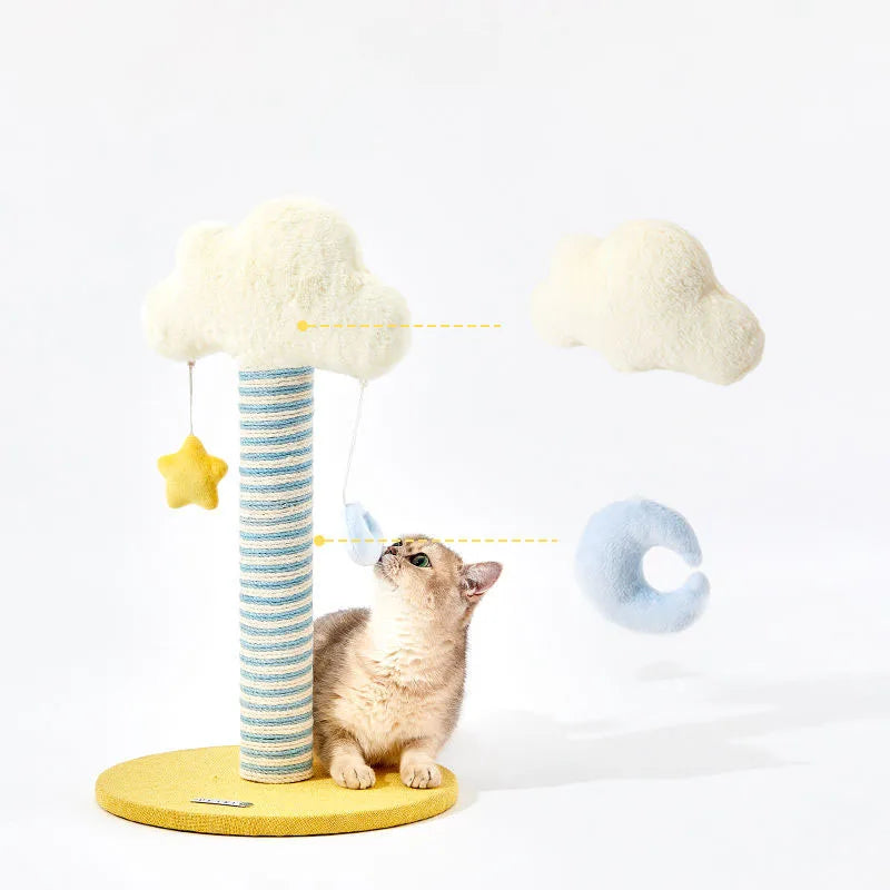 Cloud Cat Scratcher | Cat Scratching Post with Bed | Pet Bed