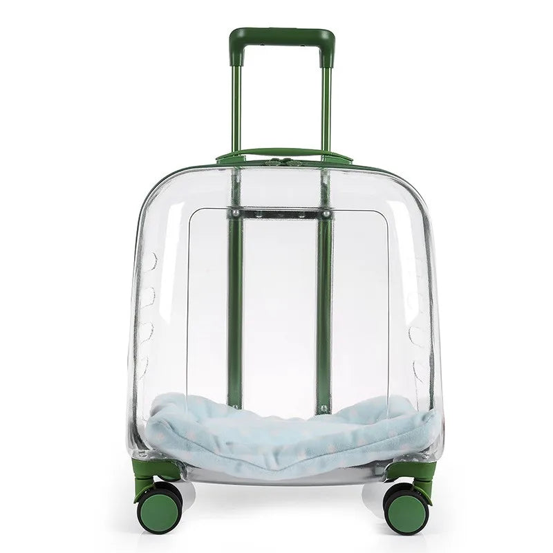 Jelly Pet Trolley | Transparent Pet Trolley | Pet Products