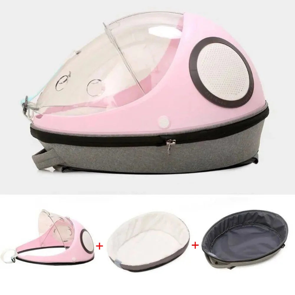 Water Drop Design Pet Backpack | Egg-Shaped pet Travel Backpack