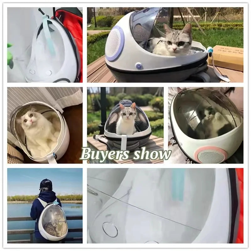 Water Drop Design Pet Backpack | Egg-Shaped pet Travel Backpack