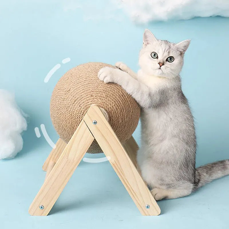 Single Ball Cat Scratcher | Cat Scratching Ball Toy | Pet Toys