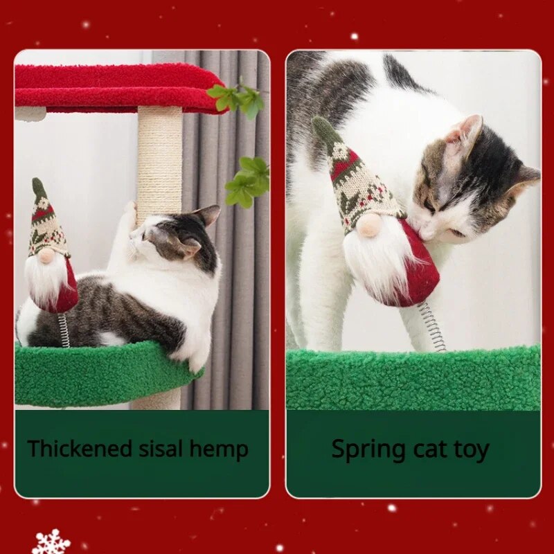 Christmas Series Cat Climbing Frame