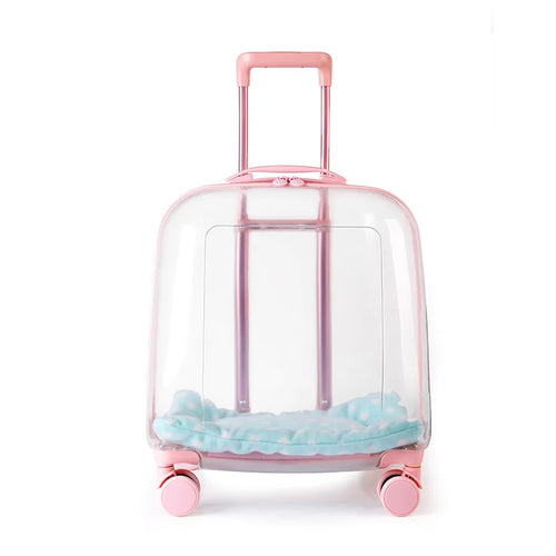 Jelly Pet Trolley | Transparent Pet Trolley | Pet Products