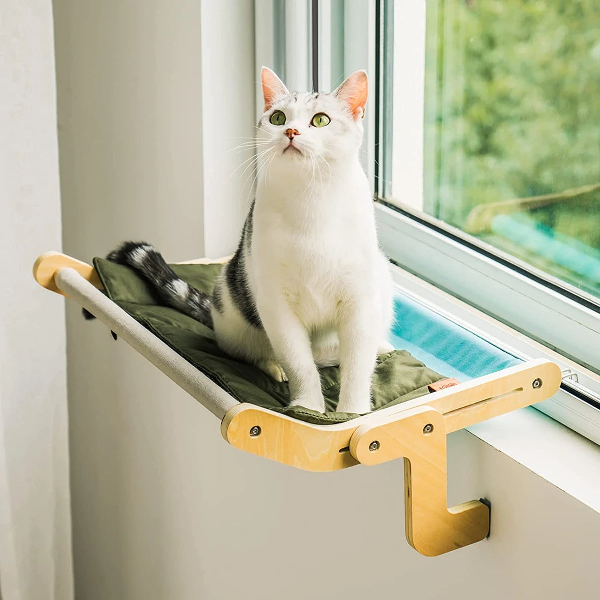 Cat Bed Window Perch | Cat Window Hammock Seat for Indoor Cats