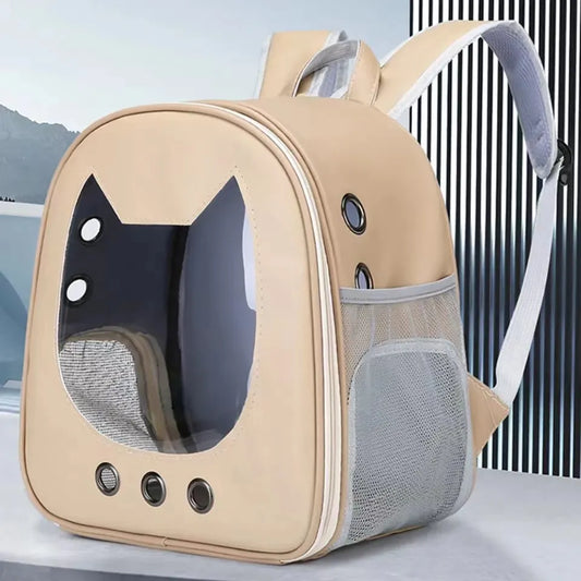 Cat Backpack Outdoor Travel Portable Backpack Puppy Cat Transparent - BaconPaw