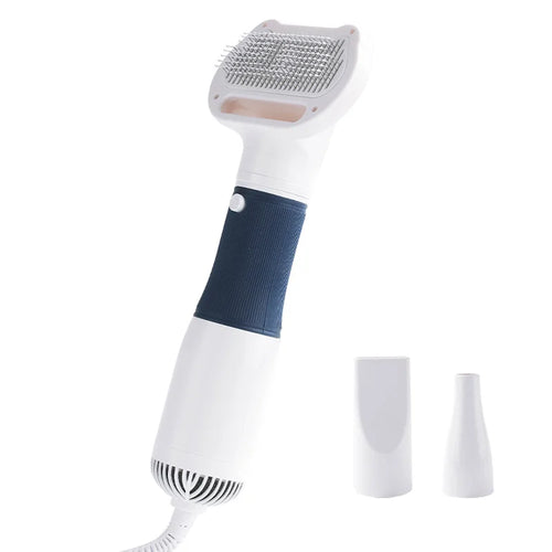 3-In-1 Pet Quiet Dryer and Comb | Pet Dog Hair Dryer Brush