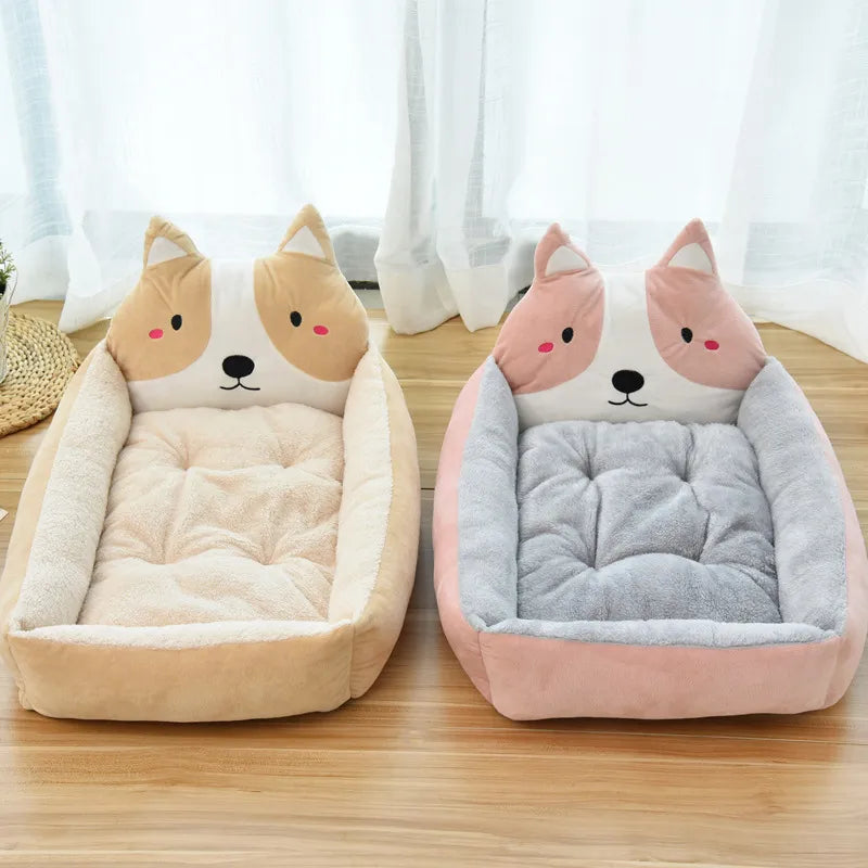 Animal Cartoon Pet Bed | Animal Cartoon Shaped Kennels Lounger Sofa