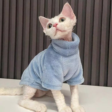 Hairless Cat and Small Dog Winter Sweater | Pet Winter Clothes | Cat Sweater