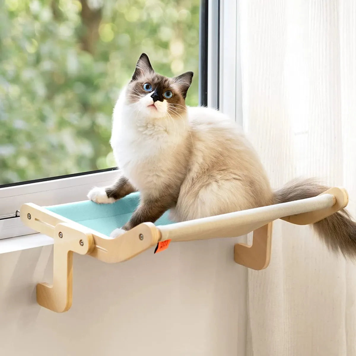 Cat Bed Window Perch | Cat Window Hammock Seat for Indoor Cats