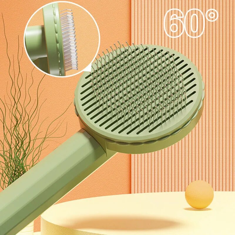 Cat Brush Pet Grooming Brush for Cats Remove Hairs Pet Cat Hair - BaconPaw