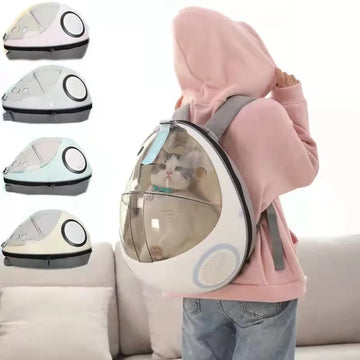 Water Drop Design Pet Backpack | Egg-Shaped pet Travel Backpack