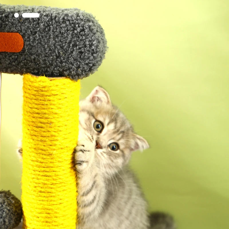 Orange Mushroom Cat Climbing Frame | Cat Mushroom Tower | Cat Tree