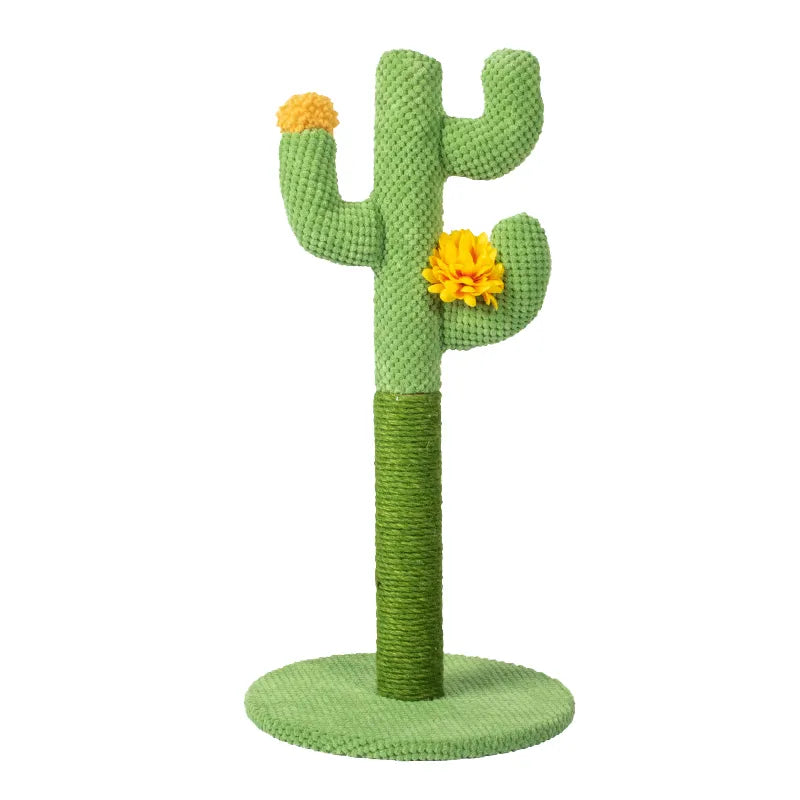 Sisal Cactus Cat Scratcher | Kitten Climbing Scratcher Furniture Toys